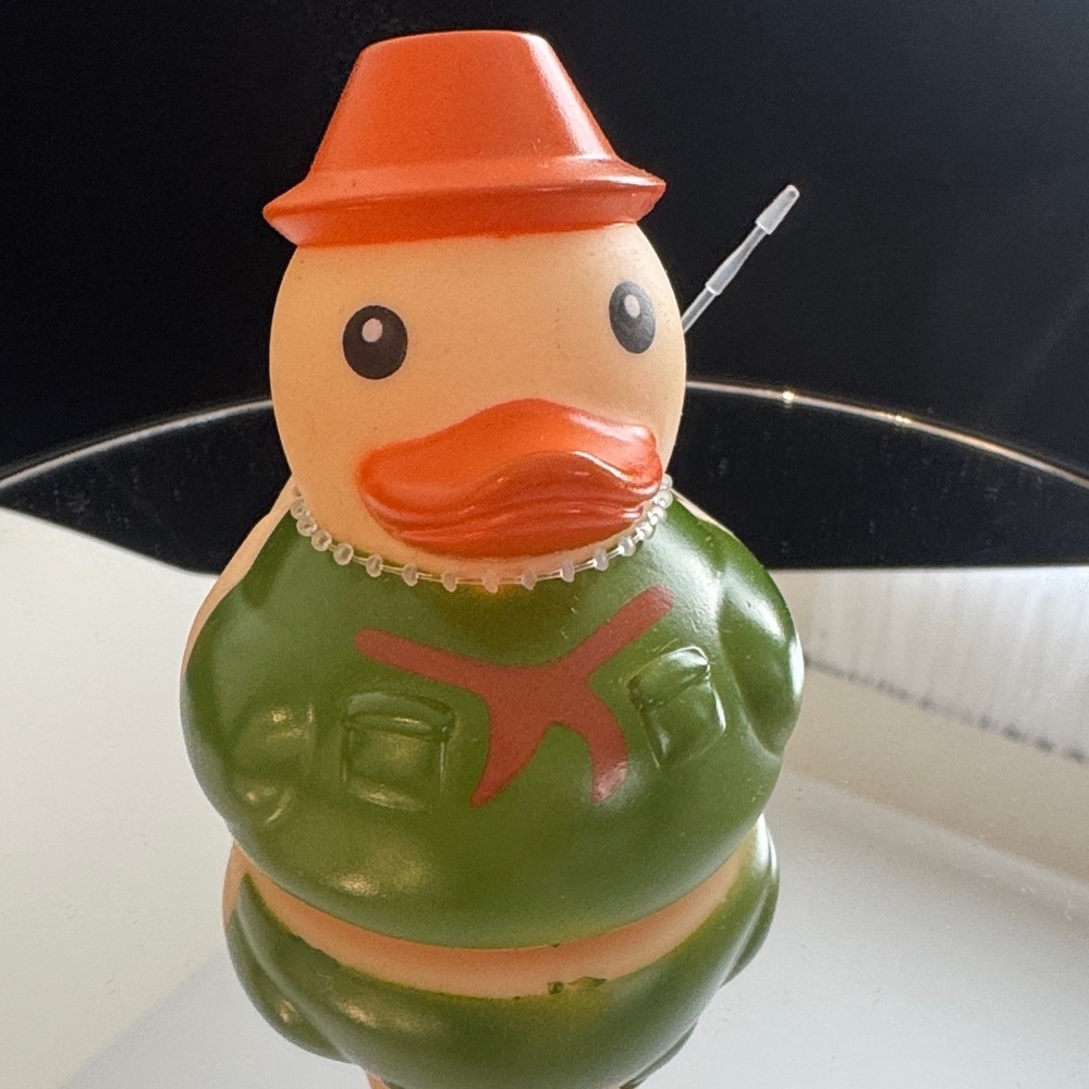 Kikkerland Colorful Duck Set of 4 Green, Orange, Purple, Yellow - Picture 5 of 7